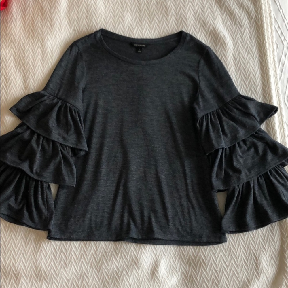 Banana Republic statement sleeve top